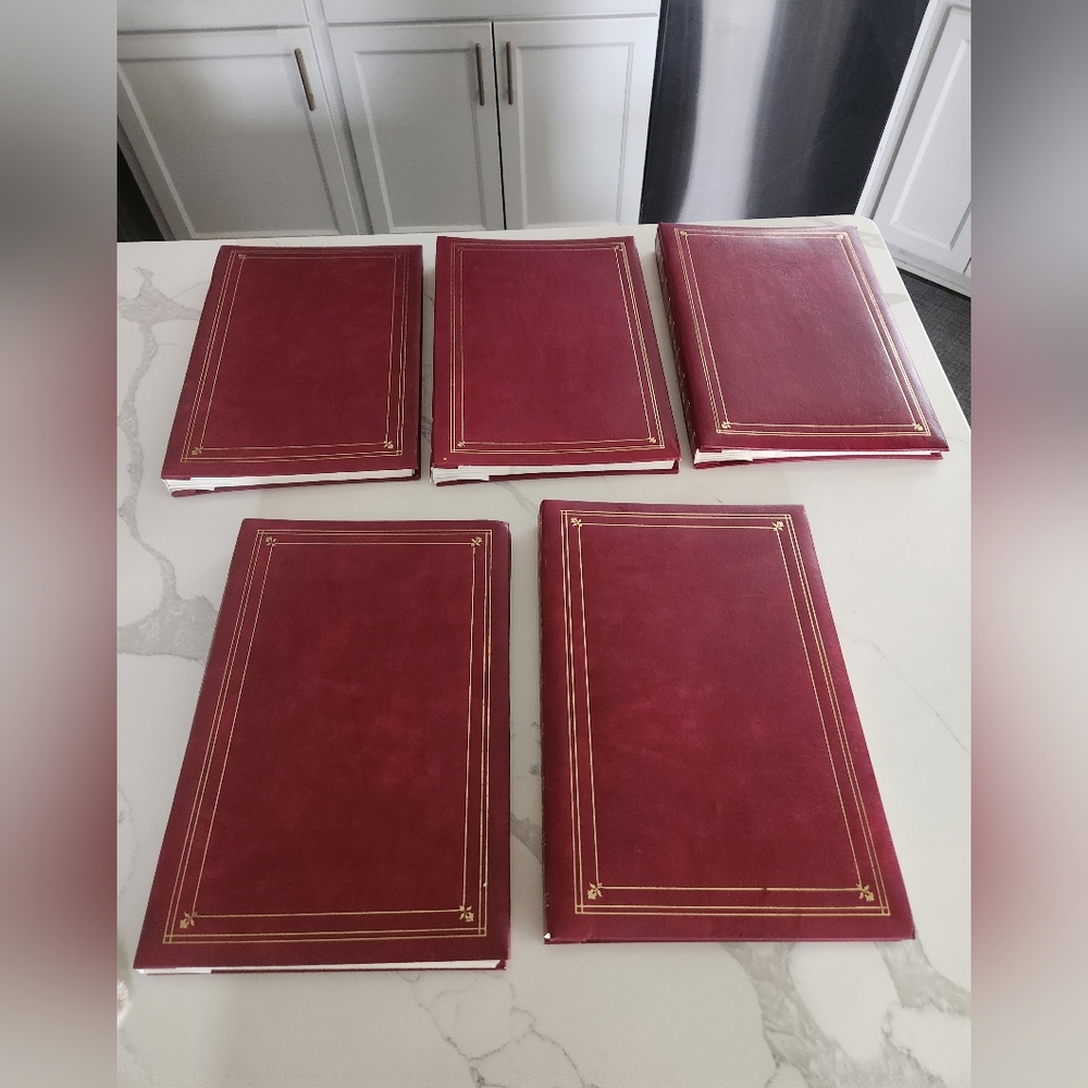 Large decorative photo albums look like books